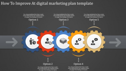 Our Predesigned Digital Marketing Plan Template Slides
