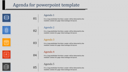 Alluring Agenda Slide Template PPT Presentation Template