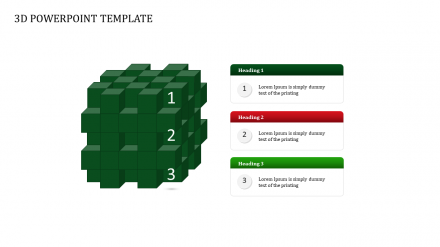 Download 3D PowerPoint Template PPT Slide Diagram