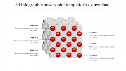 Free 3D Infographic PowerPoint Template Download