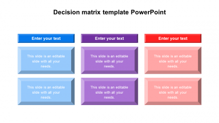  Download Decision Matrix Template PowerPoint Presentation