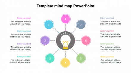 Amazing Template Mind Map PowerPoint Slide Designs