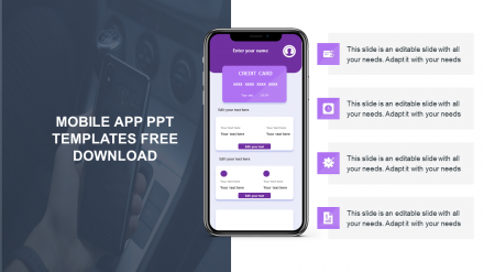 Get Magnetic Mobile App PPT Templates Free Download