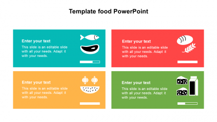 Our Predesigned Template Food PowerPoint Presentation