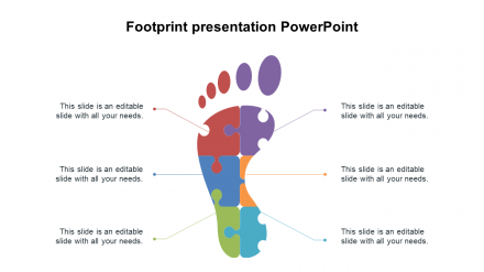 Footprint Presentation PowerPoint Templates