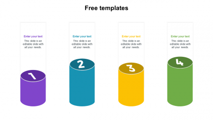 Free - Use Free Templates Presentation Design With Four Node