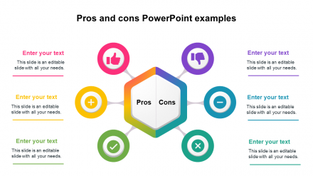 Pros And Cons PowerPoint Examples For Presentation
