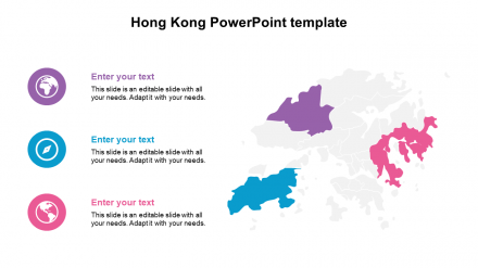Editable Hong Kong PowerPoint Template Presentation