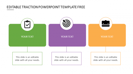 Free - Multicolor Editable Traction PowerPoint Template Download