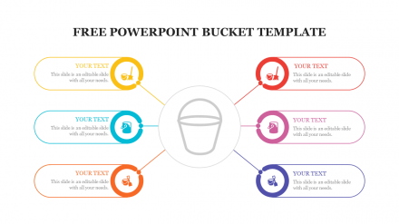 Affordable Free PowerPoint Bucket Template Slide Design