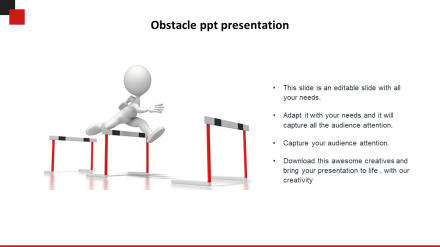 Innovative Obstacle PPT Presentation Template Slide Design