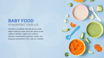 Nutritious Baby Food PowerPoint Template