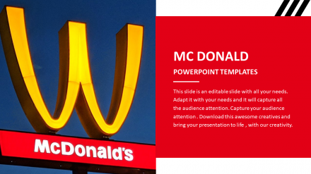Best MC Donald PowerPoint Templates Presentation Design