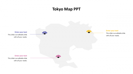 Effective Tokyo Map PPT Presentation Template 