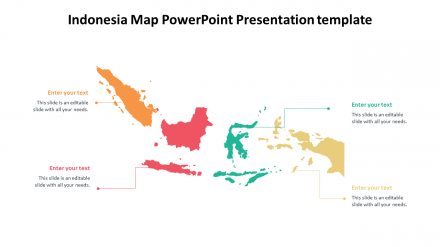 Awesome Indonesia Map PowerPoint Presentation Template