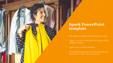 Free - Download Spark PowerPoint Template PPT Slide Designs