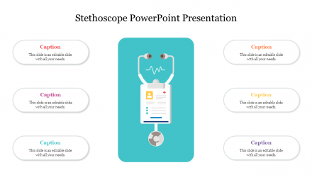Creative Stethoscope PowerPoint Presentation Slide