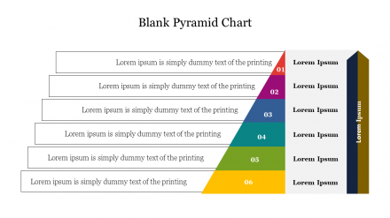 Stunning Blank Pyramid Chart PowerPoint Presentation 
