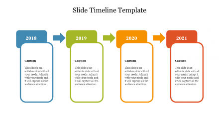 Editable Slide Timeline Template PPT Presentation