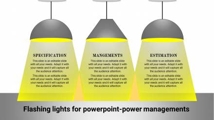 Free - Download Fantastic Flashing Lights For PowerPoint Template