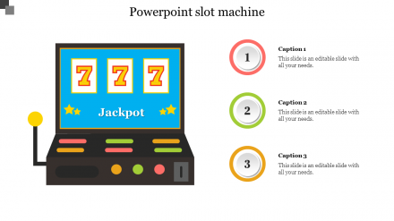 PowerPoint Slot Machine Presentation Slide