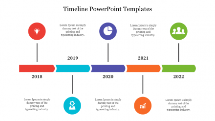 Editable Timeline PowerPoint Templates Slide Design
