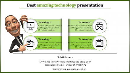 Powerpoint Template About Technology