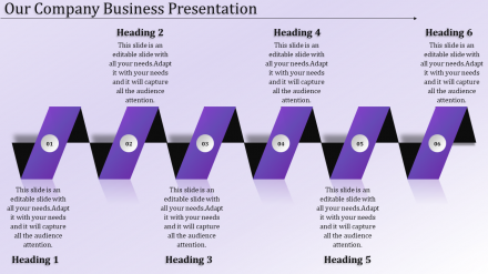 Innovative Business Presentation PPT With Parallel Model