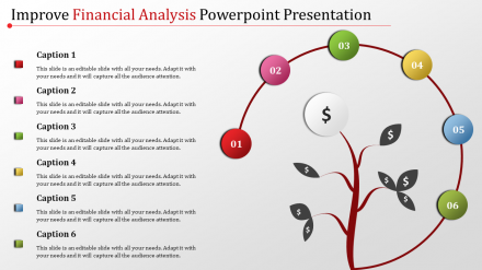 Tree Model Financial Analysis PowerPoint Presentation