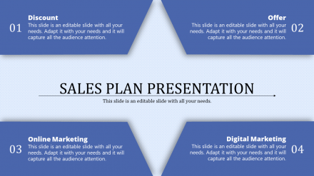Free - Marketing Sales Plan Presentation PPT Template