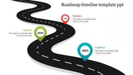 Best Roadmap Timeline Template PPT