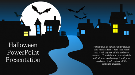 Halloween PowerPoint Template For PPT Presentation