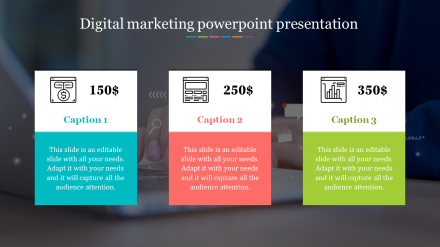 Digital Marketing PowerPoint Template Model