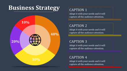 Free - Business Strategy PowerPoint Template -Chart Model