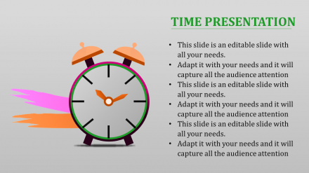 Best Time PowerPoint Template PPT For Presentation Slide