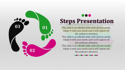 Stunning PowerPoint Steps Template For PPT Presentation