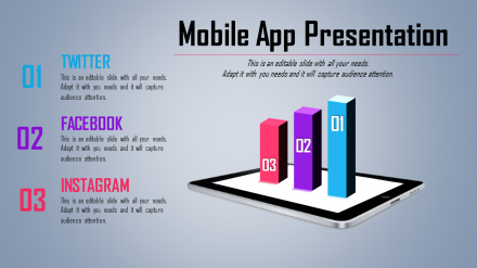 Subscribe Now! Mobile App PowerPoint Presentation Slides