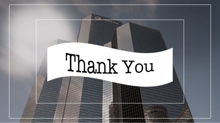Get The Best And Stunning Thank You PowerPoint Slide