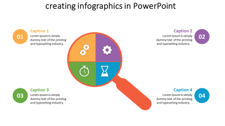 Creating Infographics In PowerPoint With Four Node