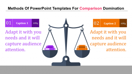 Multicolor PowerPoint Templates For Comparison PPT