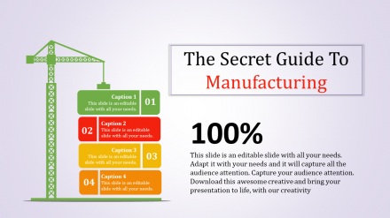 Awesome Manufacturing PowerPoint Template Presentation