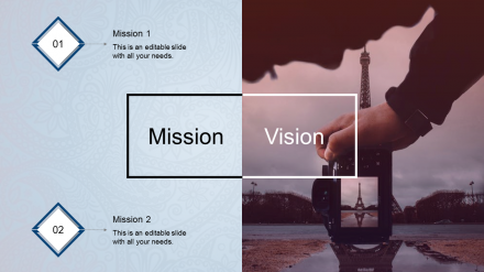Download The Best Mission Vision PowerPoint Template