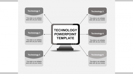 Technology PowerPoint Templates - Gray Color Model