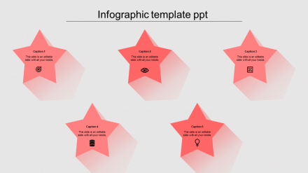 Use Best PowerPoint Infographics With Five Nodes Slide