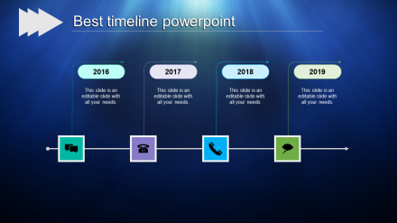 Get The Best Timeline PowerPoint Presentation Slide Themes	