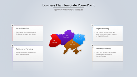 Free - A Four Noded Business Plan Template PowerPoint