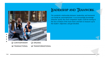 A One Noded Teamwork Powerpoint Template