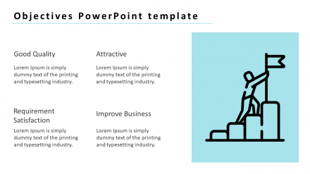 Creative Objectives PowerPoint Template Presentation