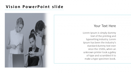 Free - Buy Highest Quality Predesigned Vision PowerPoint Slide