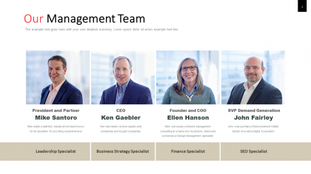 Management PPT Templates - Team Management